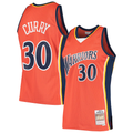Punc G.State Warriors #30 Stephen Curry Mitchell & Ness Orange Hardwood Classics Swingman Jerseys