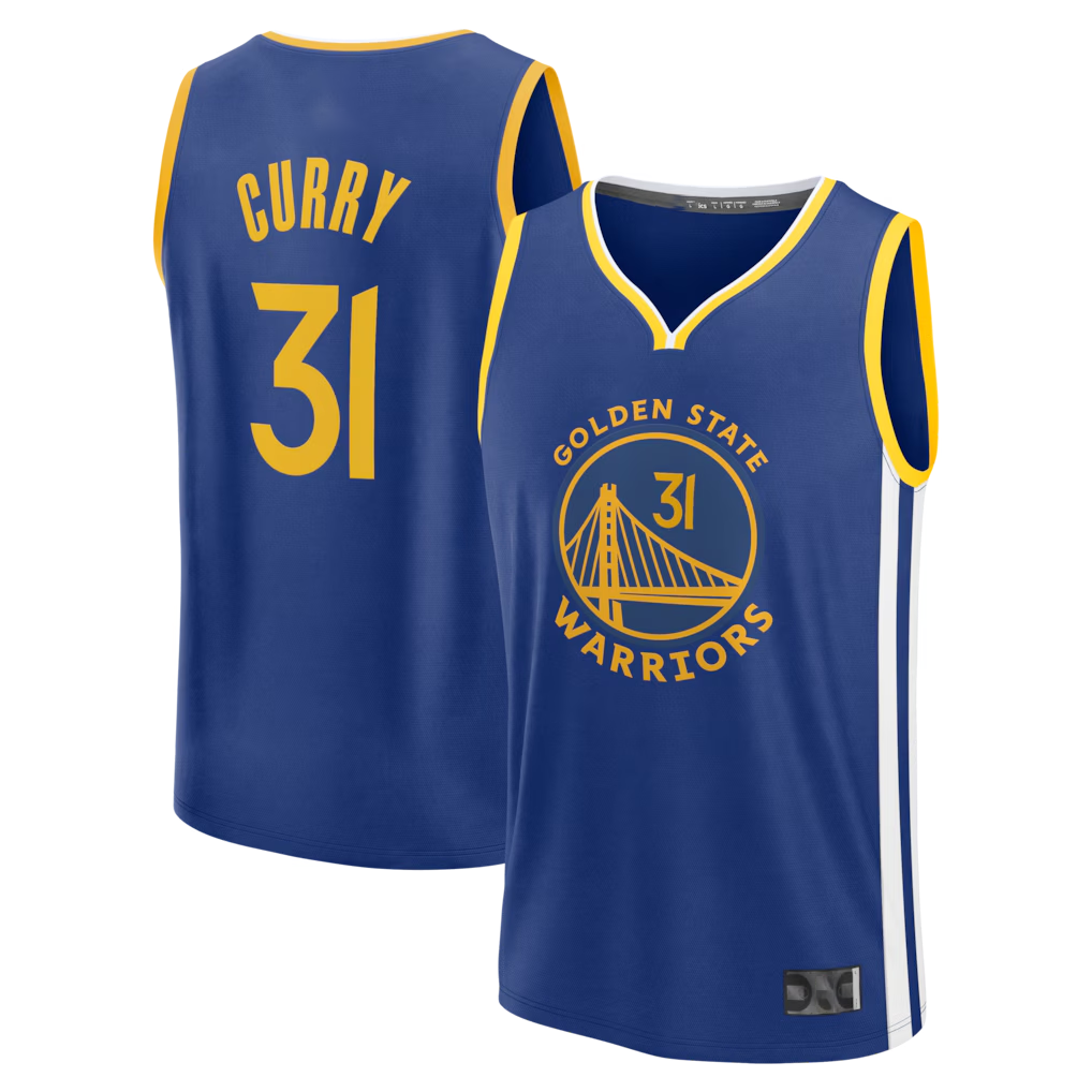 Punc G.State Warriors #31 Seth Curry Blue Fast Break Replica Jerseys - Icon Edition