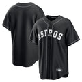 Punc H.Astros Black Home Game Blank Player Stitched Jerseys