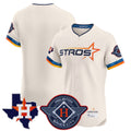Punc H.Astros Cream City Connect Texas Patch Vapor Premier Blank Player Limited Elite Home Stitched Jerseys