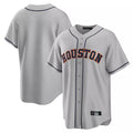 Punc H.Astros Gray Home Game Blank Player Stitched Jerseys
