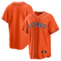 Punc H.Astros Orange Home Game Blank Player Stitched Jerseys