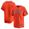 Punc H.Astros Orange Home Limited Blank Player Stitched Jerseys
