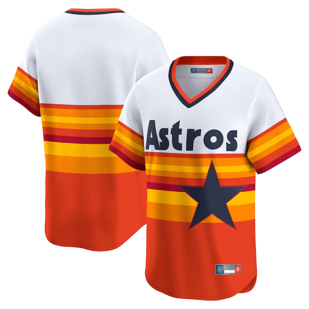 Punc H.Astros Rainbow Cooperstown Collection T-shirt Blank Player Stitched Jerseys