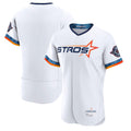 Punc H.Astros White City Connect Limited Elite Home Blank Player Stitched Jerseys
