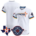 Punc H.Astros White City Connect Texas Patch Vapor Premier Blank Player Limited Elite Home Stitched Jerseys
