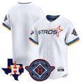 Punc H.Astros White City Connect Texas Patch Vapor Premier Blank Player Limited Home Stitched Jerseys