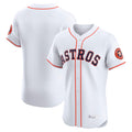 Punc H.Astros White Home Limited Elite Blank Player Stitched Jerseys