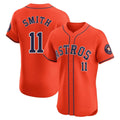 Punc H.Astros #11 Cam Smith Player Orange Home Limited Elite Stitched Jerseys