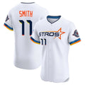 Punc H.Astros #11 Cam Smith Player White City Connect Limited Elite Home Stitched Jerseys