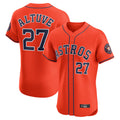 Punc H.Astros #27 Jose Altuve Player Orange Home Limited Elite Stitched Jerseys