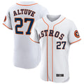 Punc H.Astros #27 Jose Altuve Player White Limited Elite Home Stitched Jerseys