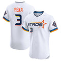 Punc H.Astros #3 Jeremy Pe?a Player White City Connect Limited Elite Home Stitched Jerseys