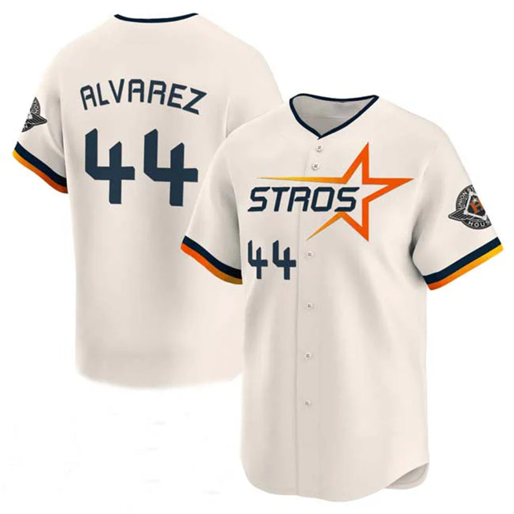Punc H.Astros #44 Yordan Alvarez Player Cream City Connect Limited Home Stitched Jerseys