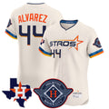 Punc H.Astros #44 Yordan Alvarez Player Cream City Connect Texas Patch Vapor Premier Limited Elite Home Stitched Jerseys