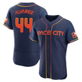 Punc H.Astros #44 Yordan Alvarez Player Navy City Connect Limited Elite Home Stitched Jerseys