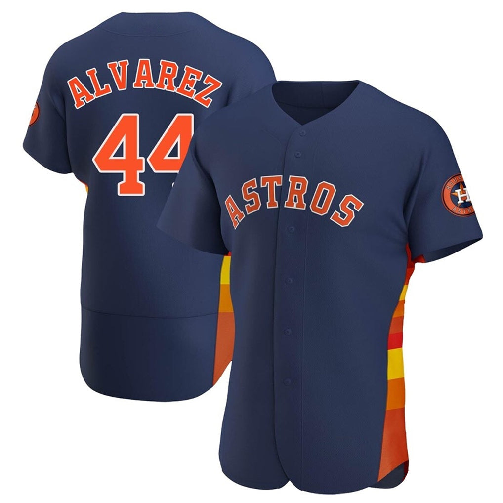 Punc H.Astros #44 Yordan Alvarez Player Navy Limited Elite Home Stitched Jerseys