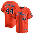 Punc H.Astros #44 Yordan Alvarez Player Orange Home Limited Stitched Jerseys