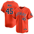 Punc H.Astros #45 Tatsuya Imai Player Orange Home Limited Stitched Jerseys