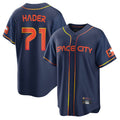 Punc H.Astros #71 Josh Hader Player Navy City Connect Home Game Stitched Jerseys