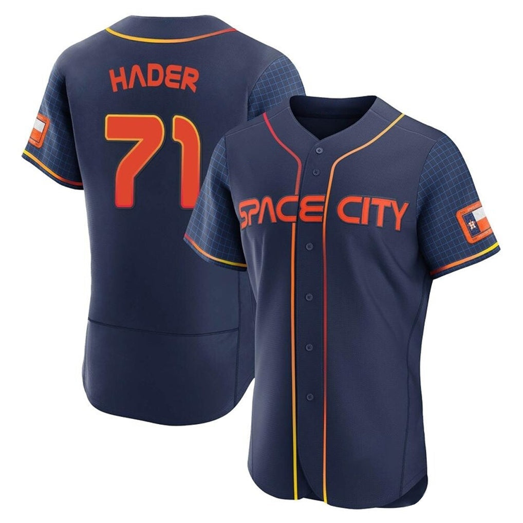 Punc H.Astros #71 Josh Hader Player Navy City Connect Limited Elite Home Stitched Jerseys