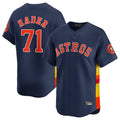 Punc H.Astros #71 Josh Hader Player Navy Limited Home Stitched Jerseys