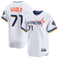 Punc H.Astros #71 Josh Hader Player White City Connect Limited Home Stitched Jerseys