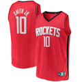Punc H.Rockets H.Rockets #10 Jabari Smith Jr. Red Fast Break Replica Player Stitched Jerseys-Icon Edition