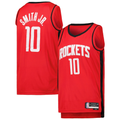 Punc H.Rockets #10 Jabari Smith Jr. Red Swingman Stitched Jerseys-Icon Edition