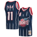 Punc H.Rockets #11 Yao Ming Mitchell & Ness Navy 2002-2003 Hardwood Classics Swingman Stitched Jerseys
