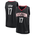 Punc H.Rockets #17 Tari Eason Black Fast Break Replica Player Stitched Jerseys-Statement Edition