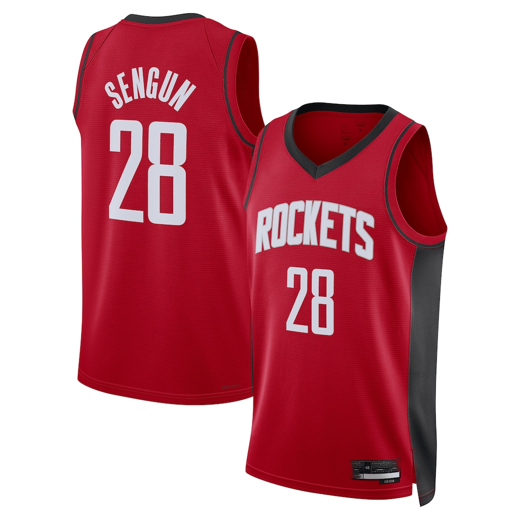 Punc H.Rockets #28 Alperen Sengun Red Swingman Stitched Jerseys-Icon Edition