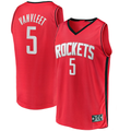 Punc H.Rockets #5 Fred VanVleet Red Fast Break Replica Player Stitched Jerseys-Icon Edition