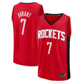 Punc H.Rockets #7 Kevin Durant Red Fast Break Replica Player Stitched Jerseys-Icon Edition