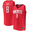 Punc H.Rockets #8 Jae'Sean Tate Red Fast Break Replica Stitched Jerseys-Icon Edition