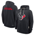 Punc H.Texans Navy Sideline Standard Home Dri-FIT Hoodie Blank Player Stitched Jerseys