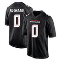 Punc H.Texans #0 Azeez Al-Shaair Player Carbon Black Fashion Home Game Stitched Jerseys