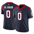 Punc H.Texans #0 Azeez Al-Shaair Player Navy Limited Vapor F.U.S.E. Home Game Stitched Jerseys