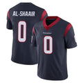 Punc H.Texans #0 Azeez Al-Shaair Player Navy Limited Vapor Untouchable Home Game Stitched Jerseys