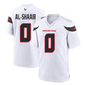 Punc H.Texans #0 Azeez Al-Shaair Player White Home Game Stitched Jerseys