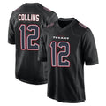 Punc H.Texans #12 Nico Collins Player Black Fashion Home Game Stitched Jerseys