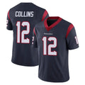 Punc H.Texans #12 Nico Collins Player Navy Limited Vapor Untouchable Home Game Stitched Jerseys