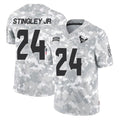Punc H.Texans #24 Derek Stingley Jr. Player Arctic Camo Salute To Service Limited Game Stitched Jerseys