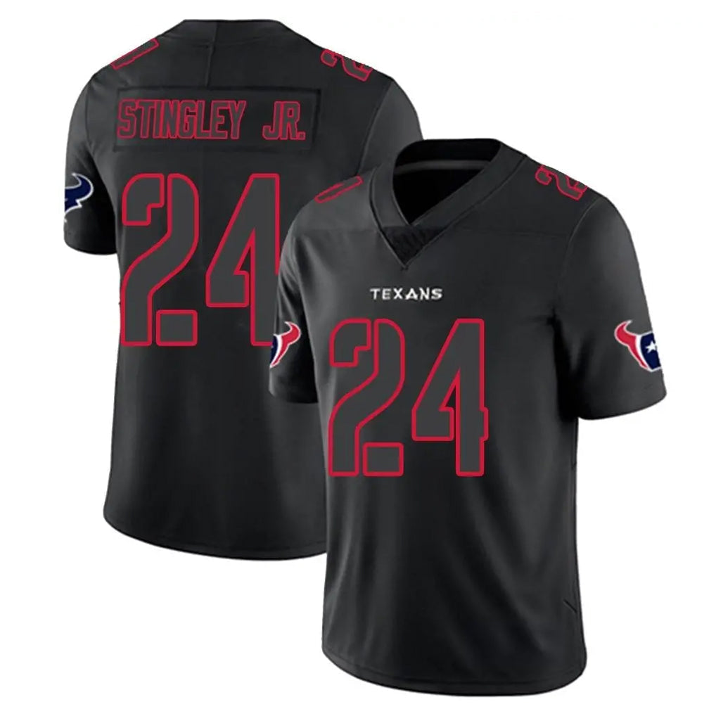 Punc H.Texans #24 Derek Stingley Jr. Player Black Impact Limited Game Stitched Jerseys