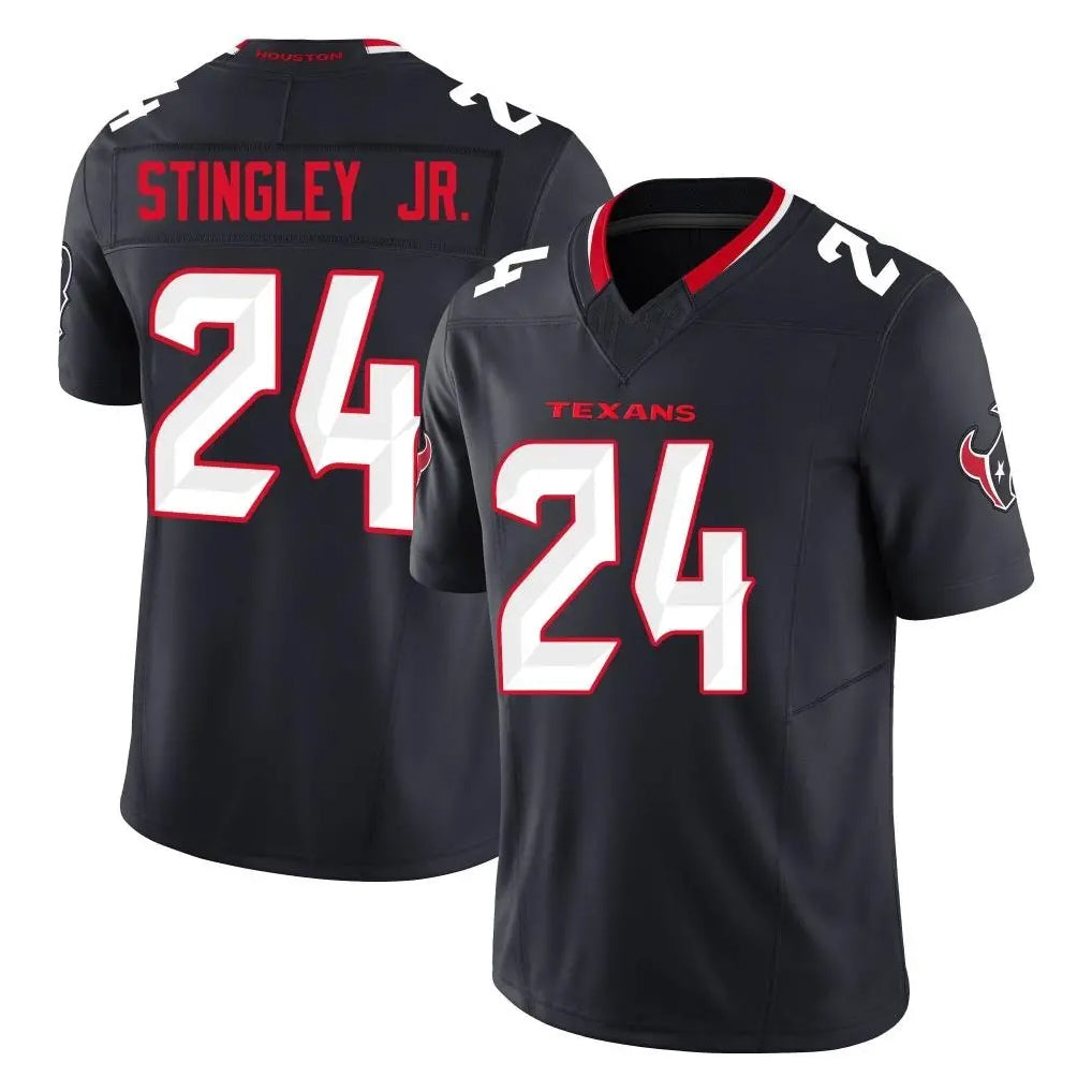 Punc H.Texans #24 Derek Stingley Jr. Player Navy Limited Alternate Vapor F.U.S.E. Home Game Stitched Jerseys