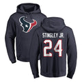 Punc H.Texans #24 Derek Stingley Jr. Player Navy Pro Line Pullover Hoodie Limited Game Stitched Jerseys