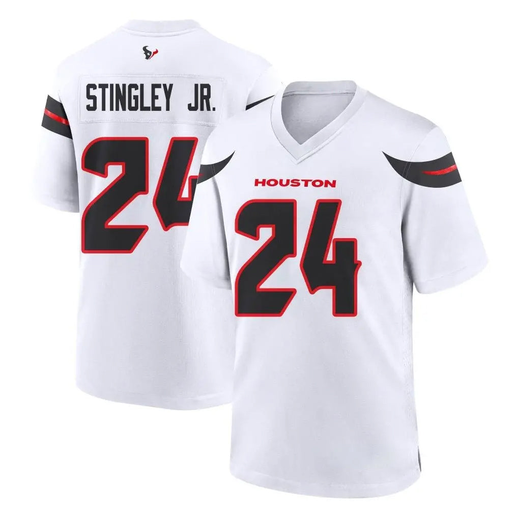 Punc H.Texans #24 Derek Stingley Jr. Player White Home Game Stitched Jerseys