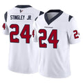 Punc H.Texans #24 Derek Stingley Jr. Player White Limited Vapor F.U.S.E. Home Game Stitched Jerseys