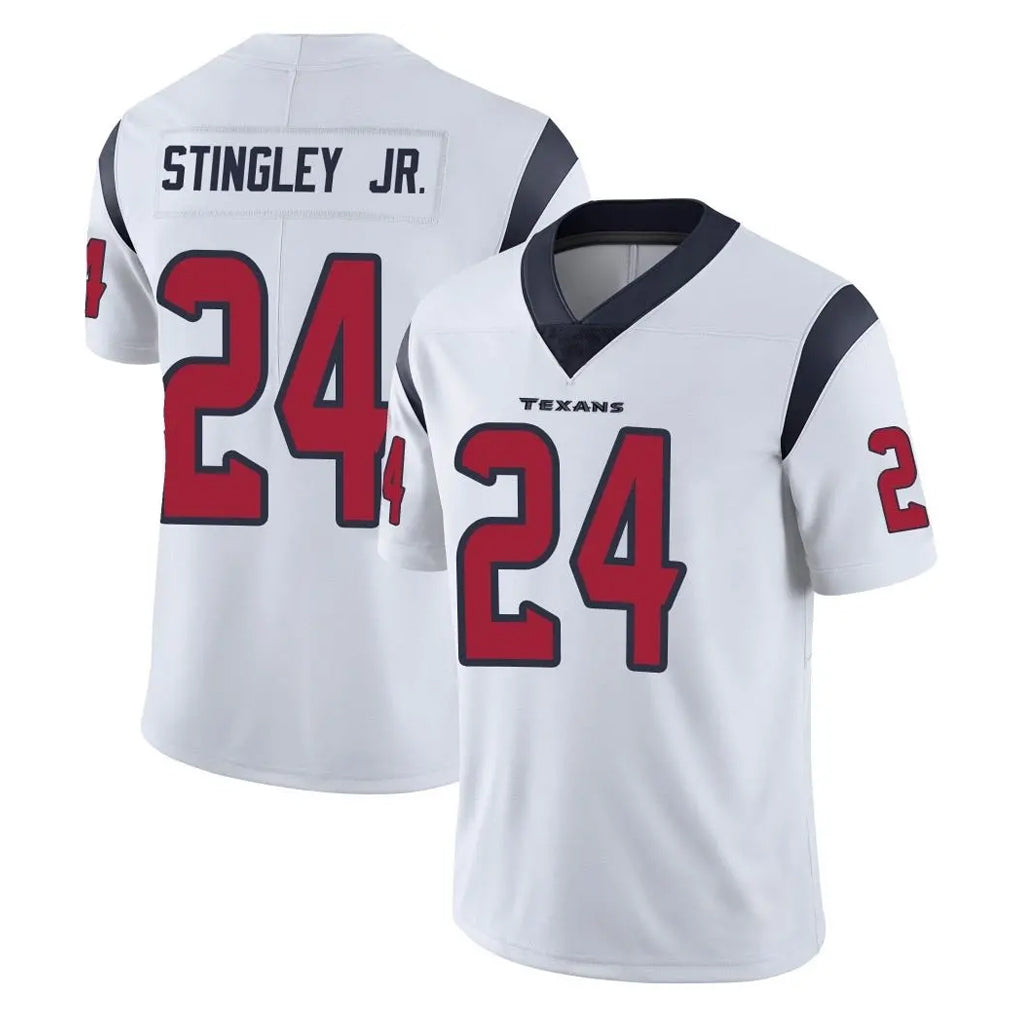 Punc H.Texans #24 Derek Stingley Jr. Player White Limited Vapor Untouchable Home Game Stitched Jerseys