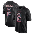 Punc H.Texans #2 Calen Bullock Player Black Fashion Home Game Stitched Jerseys